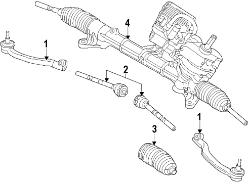 2016 Mini Cooper Clubman Rear Suspension Components, Ride Control, Stabilizer Bar Wheel Hub With Bearing Diagram for 33416867927