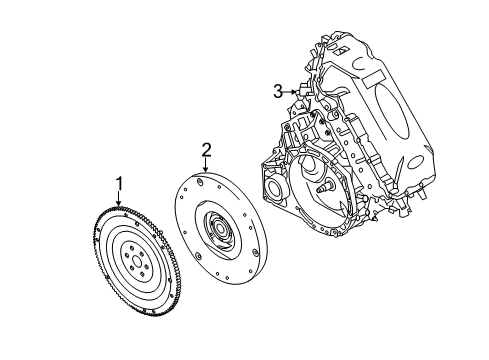 2011 Lincoln MKZ Automatic Transmission Clutch Diagram for 9E5Z7550A