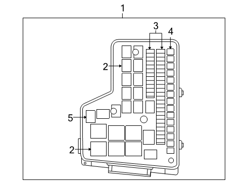 2010 Dodge Ram 3500 Fuse & Relay Totally Integrated Power Diagram for 4692194AH