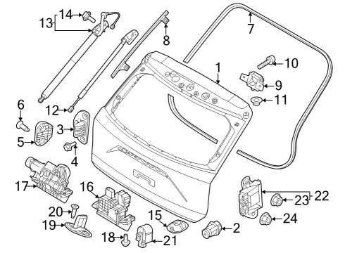 Gate & Hardware Bumper-T/GATE Side Guide Diagram for 81738A9100