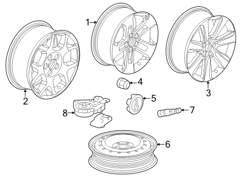 Wheels Disk, Wheel (17X4T) (Black) (Topy) Diagram for 42700TK8A31