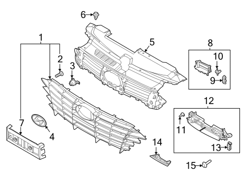 Parking Aid Unit Assembly-Surround View MONITO Diagram for 99960L0100