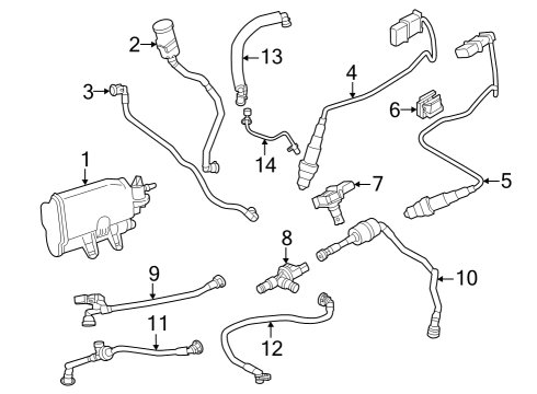 Emission Components VENT PIPE WITH DUST FILTER Diagram for 16137466189