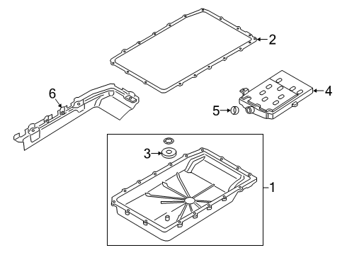 2021 Ford Ranger Case & Related Parts Manual Shaft Seal Diagram for HL3Z7F337A