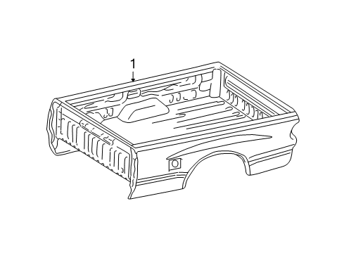 2001 Toyota Tundra Box Assembly Diagram