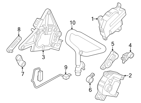 2022 Kia Carnival A/C Evaporator THERMISTOR Assembly-A/C Diagram for 97143R0000