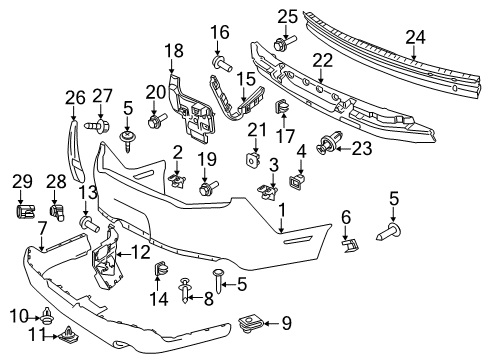 2012 Ford Mustang Parking Aid Support Diagram for AR3Z17C947D
