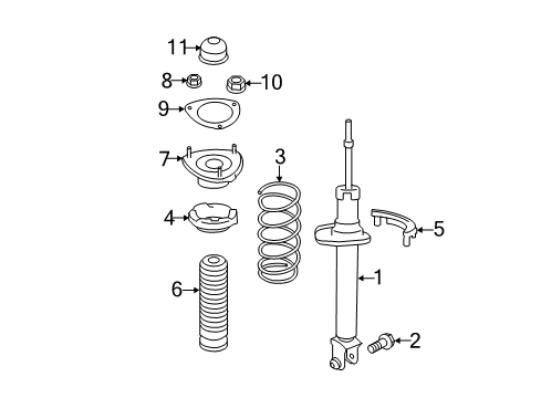 2012 Infiniti M35h Struts & Components - Rear Rear Suspension Spring Diagram for 550201MG0B