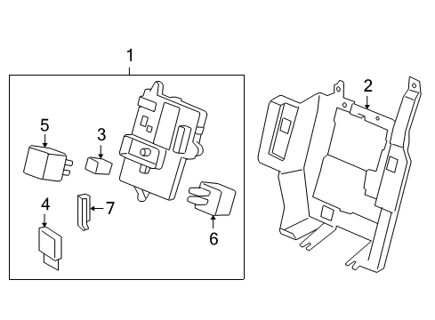 2010 Saturn Sky Controls - Instruments & Gauges Module Diagram for 20939593