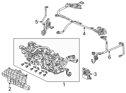 2014 Honda Accord Electrical Components Sensor Assy., LEAk Diagram for 1K6505K0003