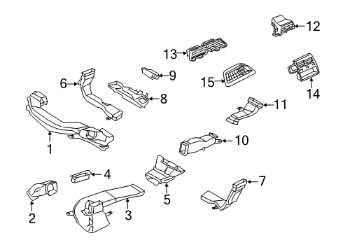 2020 BMW 750i xDrive Automatic Temperature Controls REP. KIT FOR RADIO/CLIMATE C Diagram for 61315A0A258