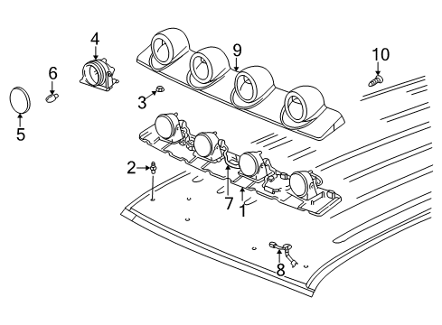 2006 Jeep Liberty Bulbs Bulb-Fog Lamp Diagram for L00H355W