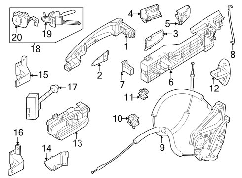 Front Door SWITCH ASSY-POWER WINDOW, ASSIST Diagram for 254115MP0A