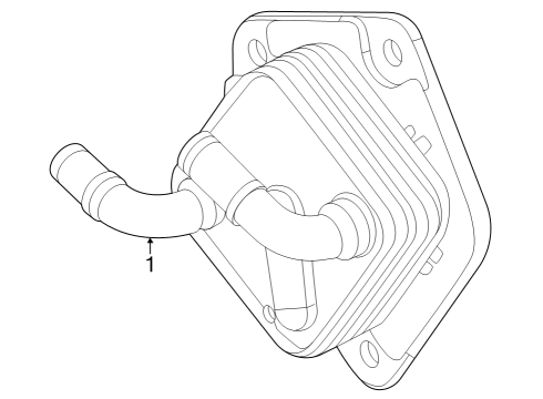 2019 Honda HR-V Trans Oil Cooler Warmer, Cvtf Diagram for 25560R3W003