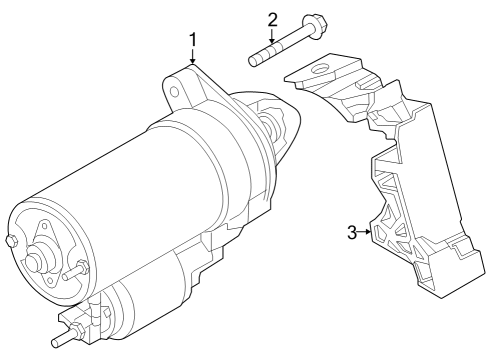 Starter ACOUSTIC PLUG:889520 Diagram for 12418588900