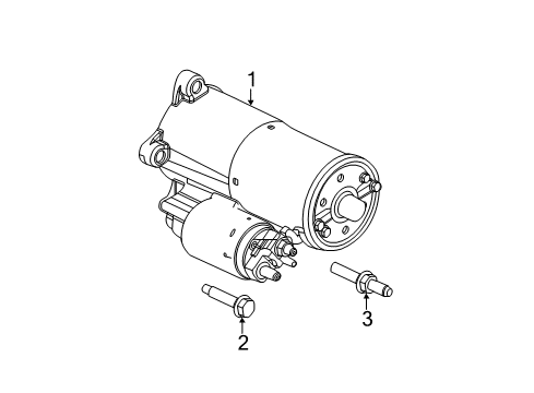 2016 Ford F-250 Super Duty Starter Starter Diagram for DU2Z11V002CRM