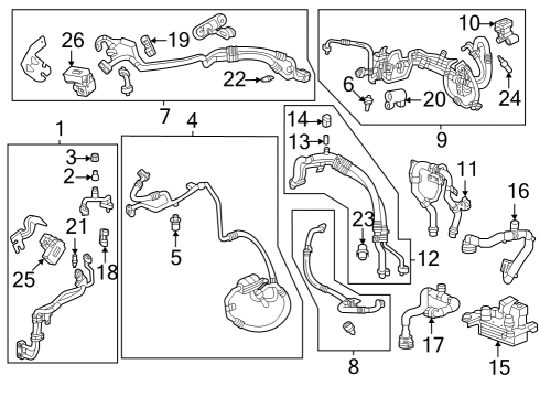 Automatic Temperature Controls VALVE ASM-A/C CNDSR CHK Diagram for 13542079