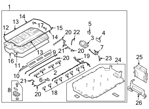 Battery RELAY ASSY-POWER Diagram for 37514CU000