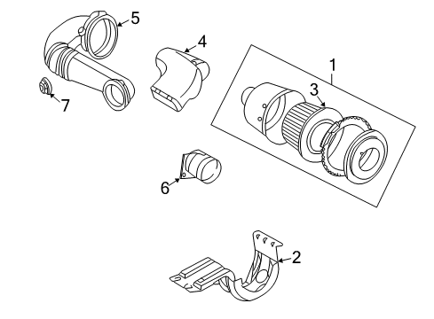 2002 Ford E-150 Econoline Powertrain Control ECM Diagram for 2C2Z12A650MC