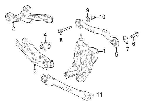 Rear Suspension BOLT, WASH (12X74) Diagram for 90175TYAA00