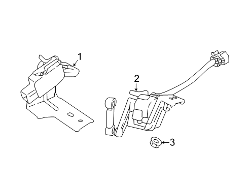 2017 Hyundai Santa Fe Electrical Components Unit Assembly-HEADLAMP Automatic LEVELL Diagram for 921902W200