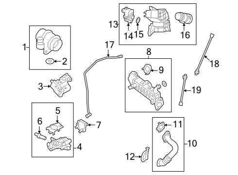 2020 Alfa Romeo Giulia Emission Components Gasket-EGR Cooler Diagram for 4893769AB