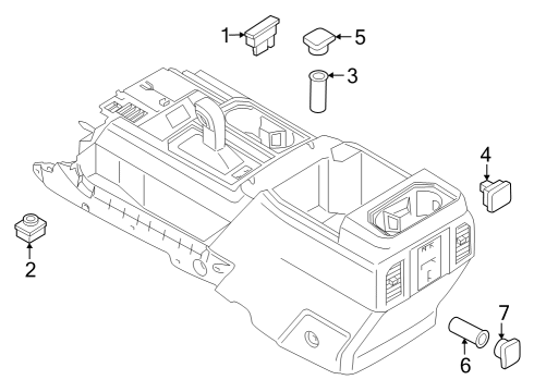 Transfer Case SEAL Diagram for ML3Z7B215A