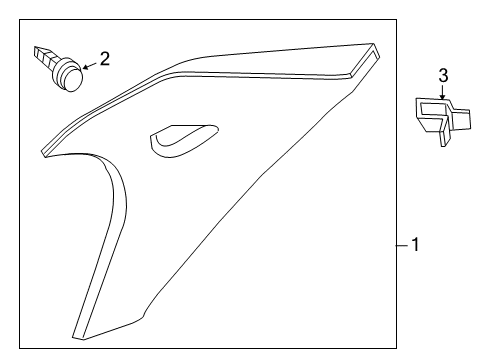 2007 Nissan Altima Interior Trim - Quarter Panels Finisher-Rear Pillar, LH Diagram for 76935JA00A
