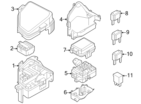 Fuse & Relay Midifuse-60A Diagram for 1879004938
