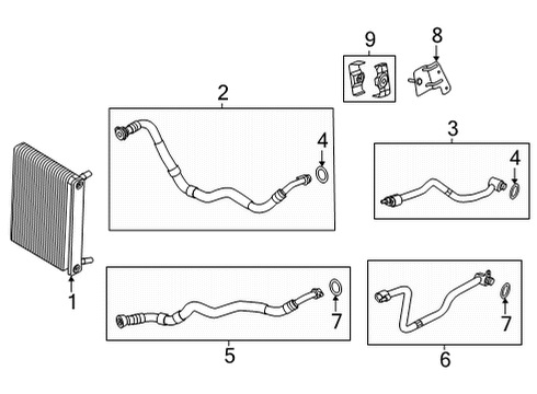 2022 BMW X6 Oil Cooler Hex Bolt With Washer Diagram for 07119905693
