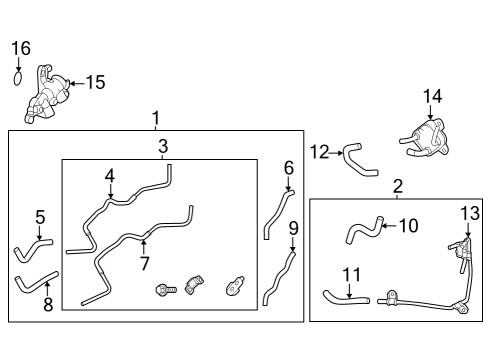 Trans Oil Cooler Fitting Seal Diagram for 9030111031