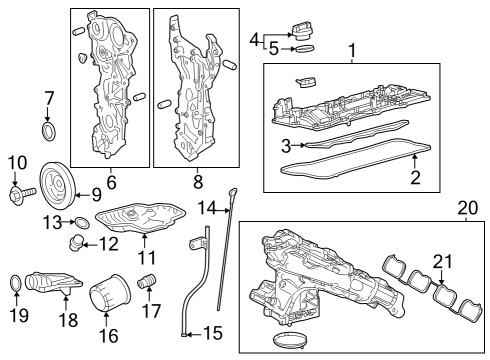 Engine Parts GUIDE, OIL LEVEL GAG Diagram for 1145225030