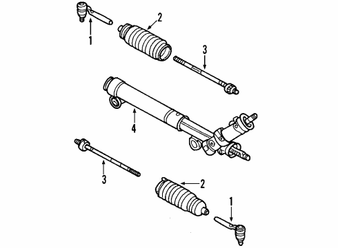 2013 GMC Yukon P/S Pump & Hoses, Steering Gear & Linkage Return Hose Diagram for 15812565