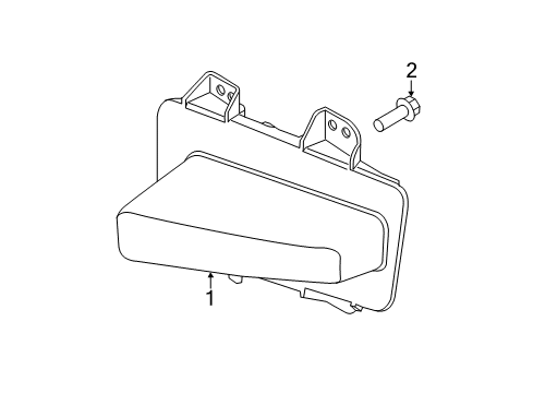 2015 Lincoln Navigator Fog Lamps Fog Lamp Diagram for FL7Z13200A
