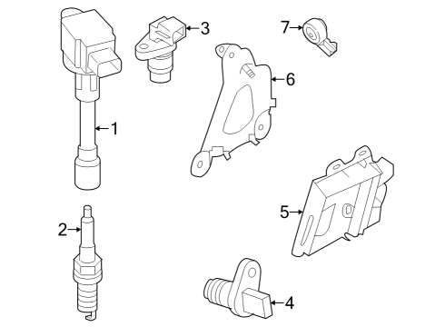 2019 Nissan Rogue Powertrain Control Bracket-Hybrid Control Diagram for 237A24BC0A