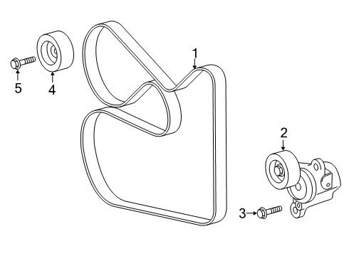 2021 Toyota Avalon Belts & Pulleys Serpentine Belt Diagram for 90916A2027