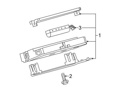 2019 Toyota Avalon Communication System Components Transceiver Diagram for 8674007011