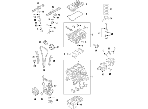 2021 Mitsubishi Mirage Engine Parts, Mounts, Cylinder Head & Valves, Camshaft & Timing, Oil Pan, Oil Pump, Crankshaft & Bearings, Pistons, Rings & Bearings, Variable Valve Timing Case-Timing Chain Diagram for 1060A216