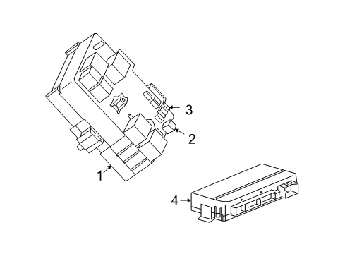 2006 Pontiac Torrent Controls - Instruments & Gauges Control Module Diagram for 15855659