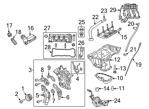 2012 Jeep Grand Cherokee Engine Parts, Mounts, Cylinder Head & Valves, Camshaft & Timing, Oil Pan, Oil Pump, Crankshaft & Bearings, Pistons, Rings & Bearings, Variable Valve Timing Cap-Oil Filler Diagram for 4591959AA
