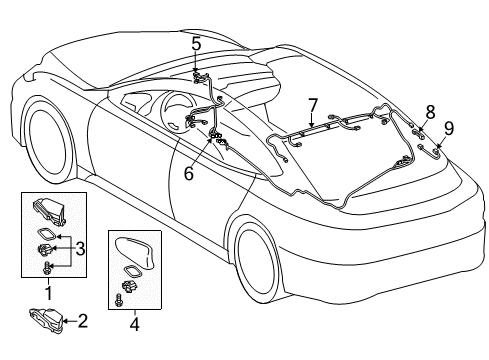 Antenna & Radio Antenna Assembly, Amplifier Diagram for 8630033370
