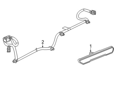 Side Repeater Lamps Harness Diagram for 84367836