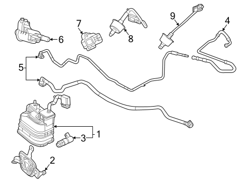 Emission Components Purge Solenoid Diagram for 12666840