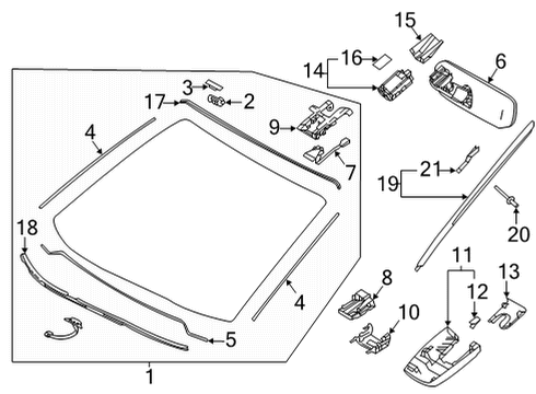 2022 Toyota Highlander Parking Aid Side Camera Diagram for 867900E090