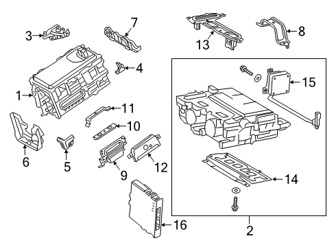 Electrical Components Upper Cover Diagram for G902247050