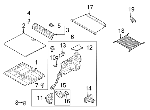 Interior Trim - Rear Body Handle Assembly-Lower Body Diagram for 85954C5000NNB