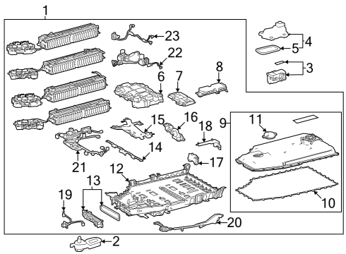 Battery Lock Support Bolt Diagram for 9008010343