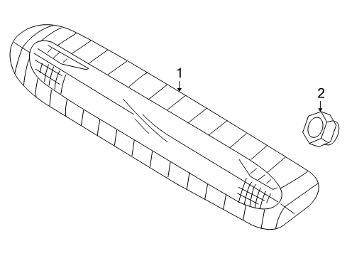 2006 Kia Sportage High Mount Lamps Lamp Assembly-High Mounted Stop Diagram for 927011F001