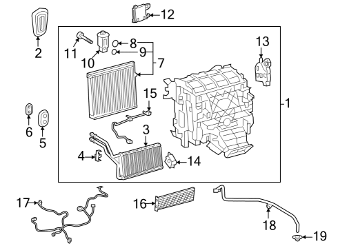 Automatic Temperature Controls Cover, Heater Diagram for 871140E080