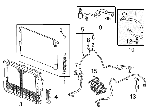 2019 Chevrolet Volt Switches & Sensors Sunload Sensor Diagram for 13529380
